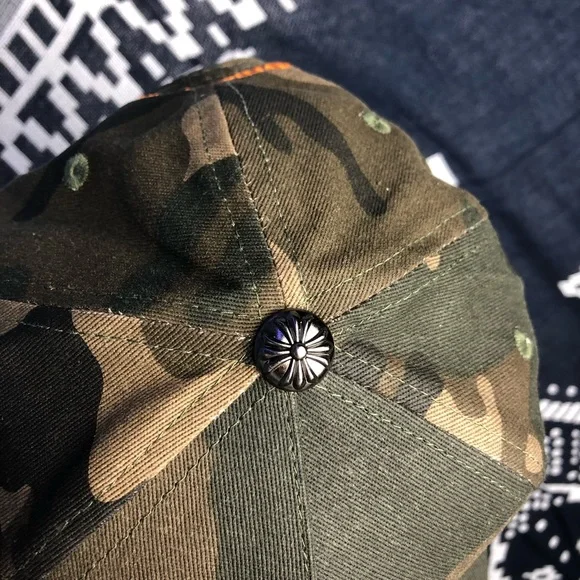 Chrome Hearts ★ AUTHENTIC Camo “CH” Baseball Cap - Picture 5 of 12